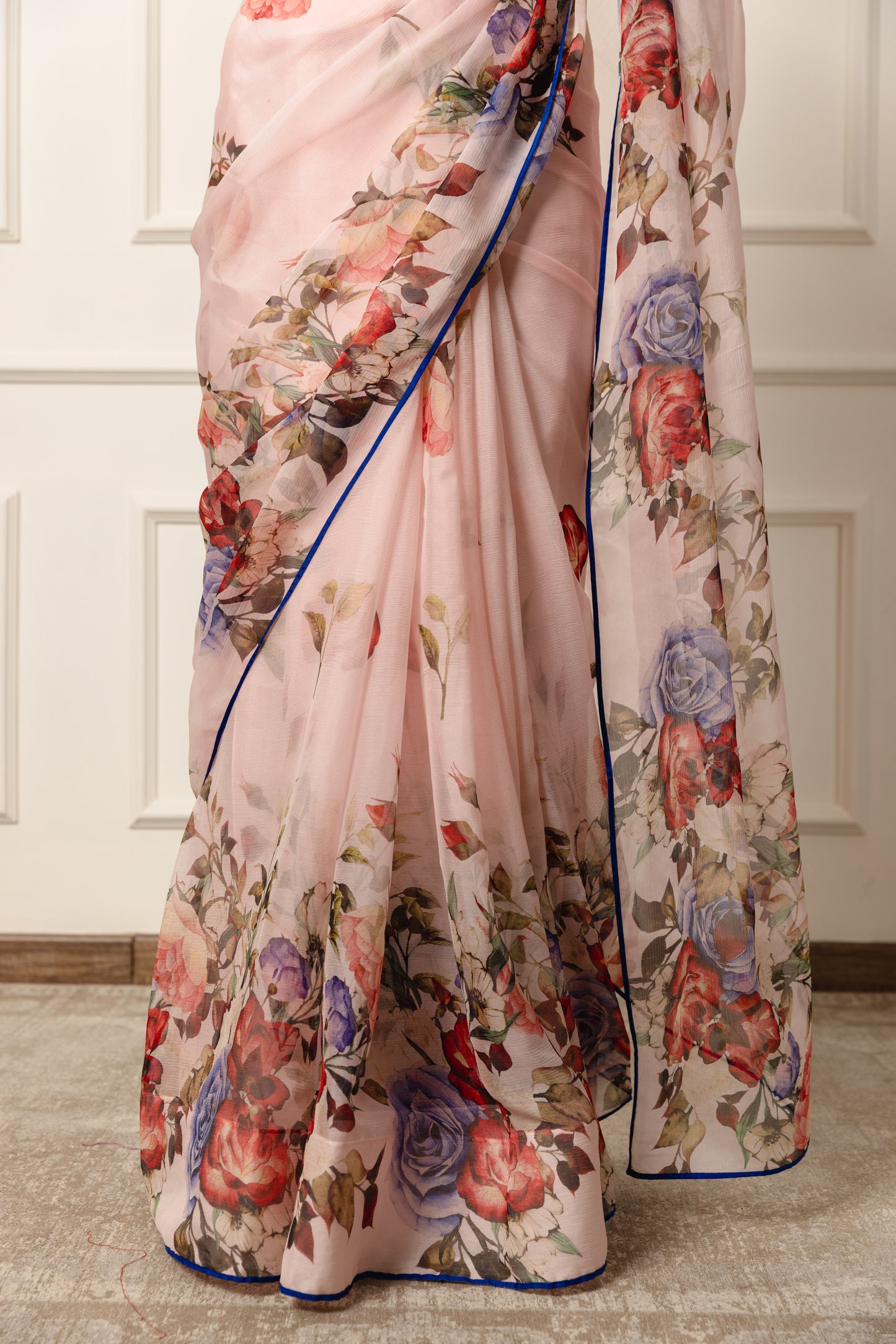 Calliope Printed French Chiffon Saree