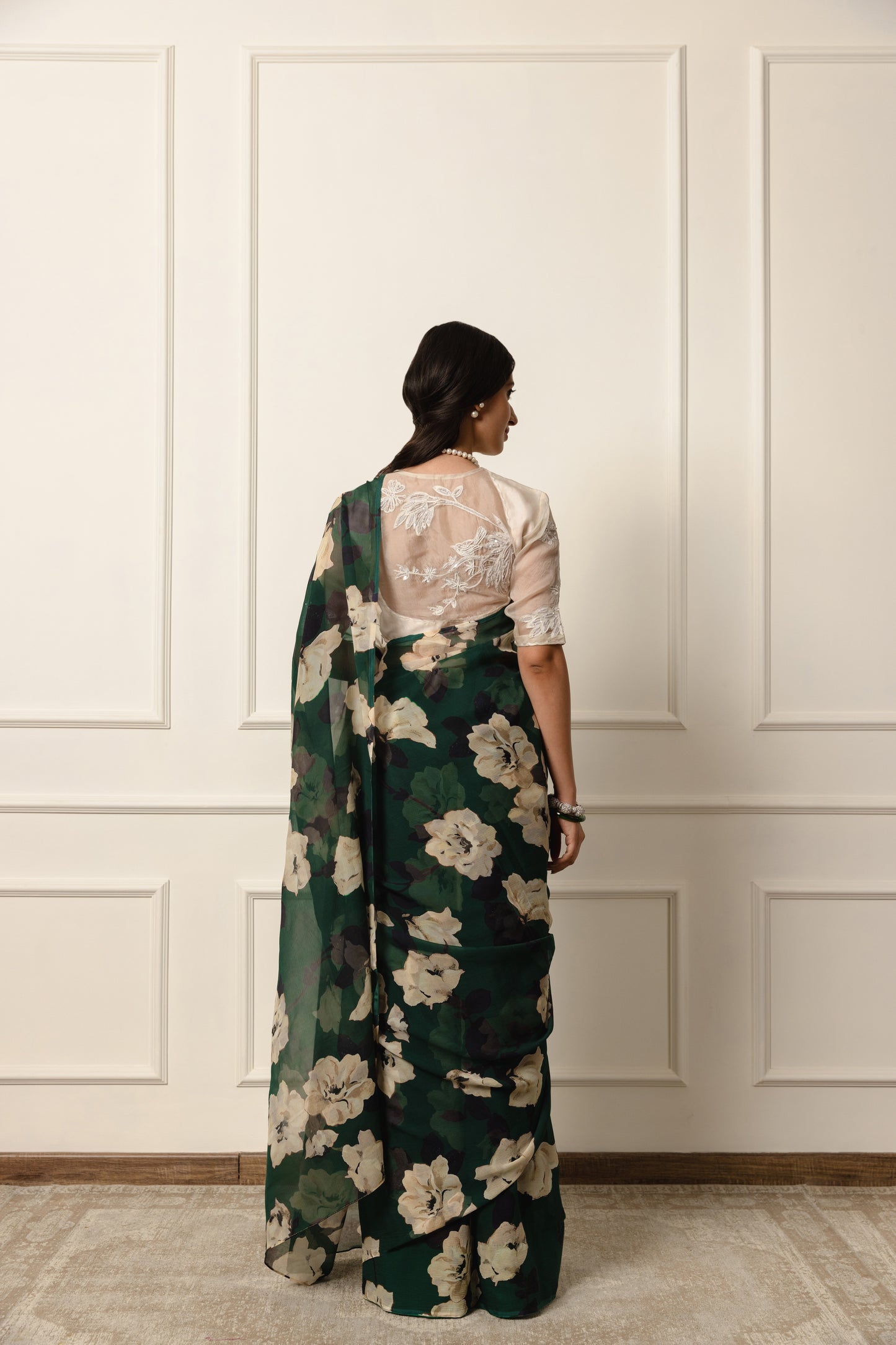 Gauravi Printed French Chiffon Saree