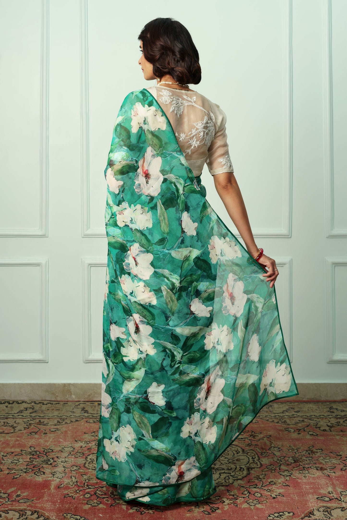 Urmila Printed French Chiffon Saree