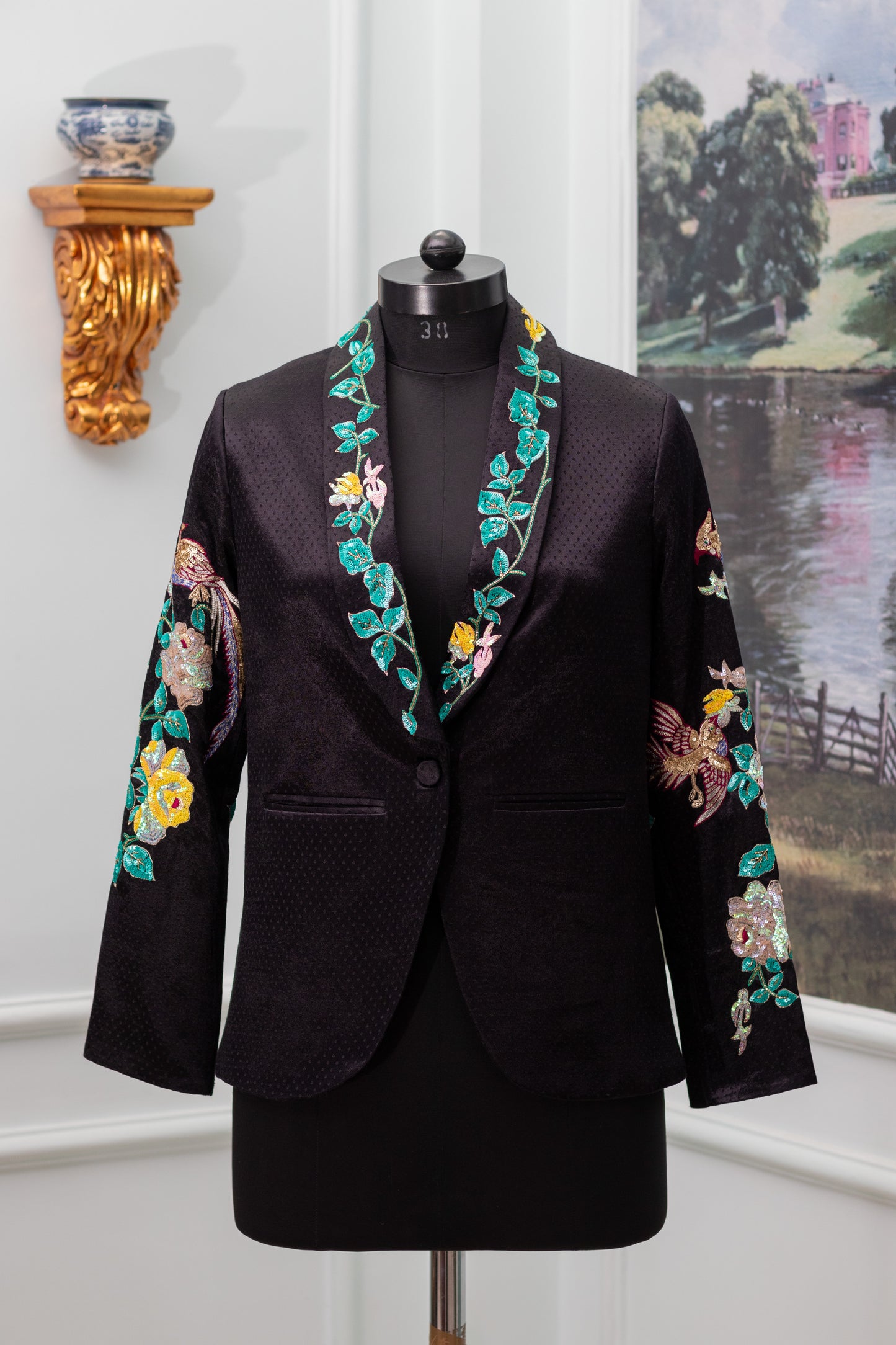 Black Gazzi Silk Jacket