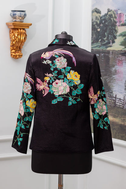 Black Gazzi Silk Jacket