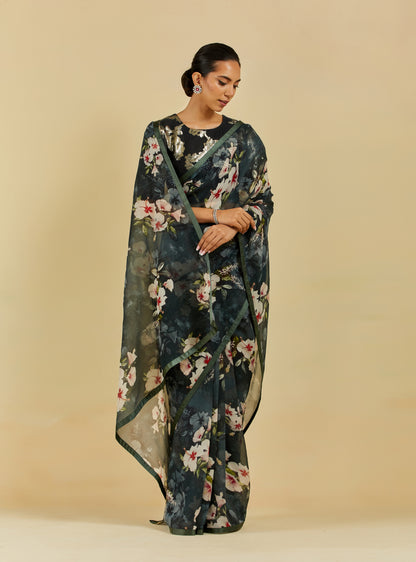 Adrienne Printed French Chiffon Saree