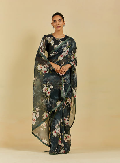 Adrienne Printed French Chiffon Saree