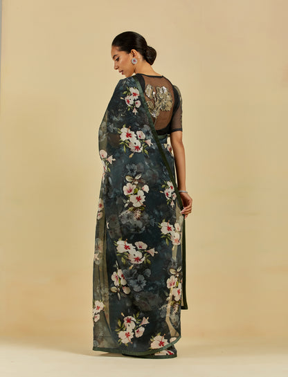 Adrienne Printed French Chiffon Saree