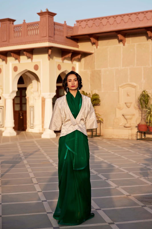 Green Emerald Saree